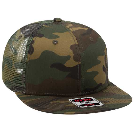141-1070 OTTO CAP "OTTO SNAP" 6 Panel Pro Style Mesh Back Trucker Snapback Hat 141-1070 OTTO CAP "OTTO SNAP" 6 Panel Pro Style Mesh Back Trucker Snapback Hat