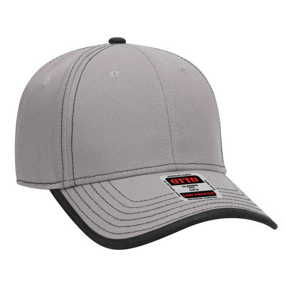 147-1071 Superior Cotton Twill Trim Edge Visor Contrast Stitching Low Profile Pro Style Caps 147-1071 Superior Cotton Twill Trim Edge Visor Contrast Stitching Low Profile Pro Style Caps