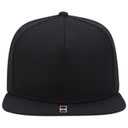 158-1176 Wool Blend Square Flat Visor Pro Style Snapback Caps