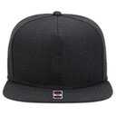 158-1176 Wool Blend Square Flat Visor Pro Style Snapback Caps