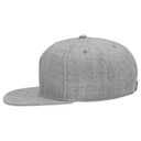 158-1176 Wool Blend Square Flat Visor Pro Style Snapback Caps
