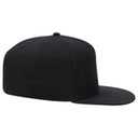 158-1176 Wool Blend Square Flat Visor Pro Style Snapback Caps