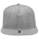 158-1176 Wool Blend Square Flat Visor Pro Style Snapback Caps