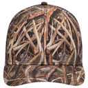 171-1292 Mossy Oak Camouflage Superior Polyester Twill Six Panel Low Profile Mesh Back Cap (MO4 - Shadow Grass Blades)