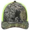 171-1293 OTTO CAP Mossy Oak Camouflage Superior Polyester Twill 6 Panel Low Profile Mesh Back Baseball Cap