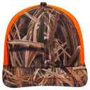 171-1293 OTTO CAP Mossy Oak Camouflage Superior Polyester Twill 6 Panel Low Profile Mesh Back Baseball Cap