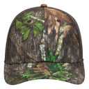 171-1293 OTTO CAP Mossy Oak Camouflage Superior Polyester Twill 6 Panel Low Profile Mesh Back Baseball Cap