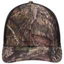 171-1293 OTTO CAP Mossy Oak Camouflage Superior Polyester Twill 6 Panel Low Profile Mesh Back Baseball Cap