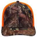 171-1293 OTTO CAP Mossy Oak Camouflage Superior Polyester Twill 6 Panel Low Profile Mesh Back Baseball Cap