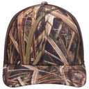 171-1293 OTTO CAP Mossy Oak Camouflage Superior Polyester Twill 6 Panel Low Profile Mesh Back Baseball Cap