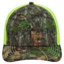 171-1293 OTTO CAP Mossy Oak Camouflage Superior Polyester Twill 6 Panel Low Profile Mesh Back Baseball Cap