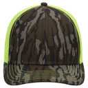 171-1293 OTTO CAP Mossy Oak Camouflage Superior Polyester Twill 6 Panel Low Profile Mesh Back Baseball Cap
