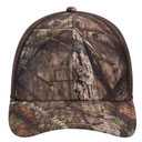 171-1293 OTTO CAP Mossy Oak Camouflage Superior Polyester Twill 6 Panel Low Profile Mesh Back Baseball Cap