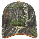 171-1294 Mossy Oak Camouflage Superior Polyester Twill Sandwich Visor Six Panel Low Profile Cap (MO4 - Shadow Grass Blades)