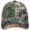 171-1294 Mossy Oak Camouflage Superior Polyester Twill Sandwich Visor Six Panel Low Profile Cap (MO4 - Shadow Grass Blades)