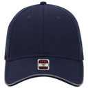 19-1261 Cotton Twill Six Panel Low Pro with Reflective Piping Design