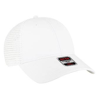 19-1275 UPF 50+ Cool Comfort Performance Stretchable Knit Perforated Back Six Panel Low Profile Cap