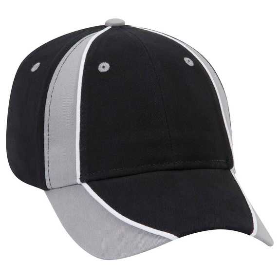 19-701 Piping Design Brushed Cotton Twill Low Profile Pro Style Caps 19-701 Piping Design Brushed Cotton Twill Low Profile Pro Style Caps