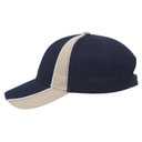 19-701 Piping Design Brushed Cotton Twill Low Profile Pro Style Caps