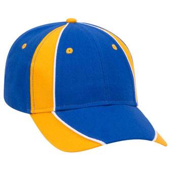 19-701 Piping Design Brushed Cotton Twill Low Profile Pro Style Caps