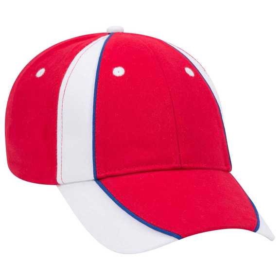 19-701 Piping Design Brushed Cotton Twill Low Profile Pro Style Caps 19-701 Piping Design Brushed Cotton Twill Low Profile Pro Style Caps