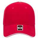 23-255 Brushed Bull Denim Sandwich Visor Low Profile Pro Style Caps