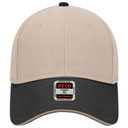 23-255 Brushed Bull Denim Sandwich Visor Low Profile Pro Style Caps