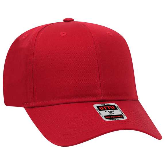 27-079 OTTO CAP 6 Panel Mid Profile Baseball Cap 27-079 OTTO CAP 6 Panel Mid Profile Baseball Cap