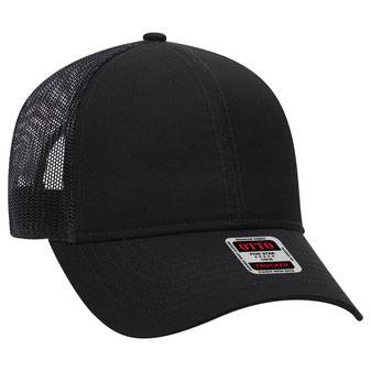 30-287 OTTO CAP 6 Panel Mid Profile Mesh Back Trucker Hat