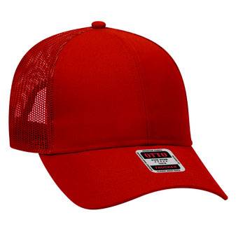 30-287 OTTO CAP 6 Panel Mid Profile Mesh Back Trucker Hat