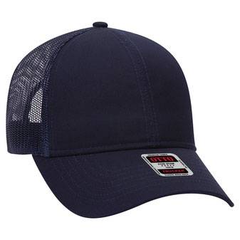 30-287 OTTO CAP 6 Panel Mid Profile Mesh Back Trucker Hat