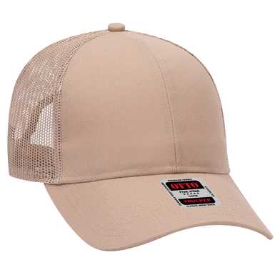 30-287 OTTO CAP 6 Panel Mid Profile Mesh Back Trucker Hat 30-287 OTTO CAP 6 Panel Mid Profile Mesh Back Trucker Hat