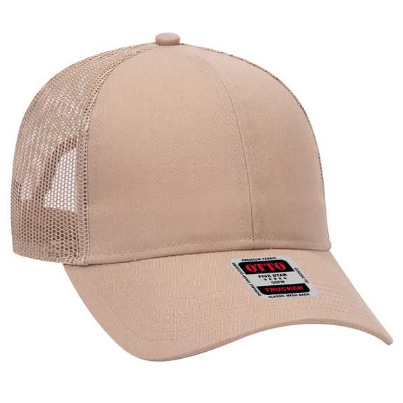 30-287 OTTO CAP 6 Panel Mid Profile Mesh Back Trucker Hat 30-287 OTTO CAP 6 Panel Mid Profile Mesh Back Trucker Hat