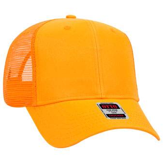 30-287 OTTO CAP 6 Panel Mid Profile Mesh Back Trucker Hat