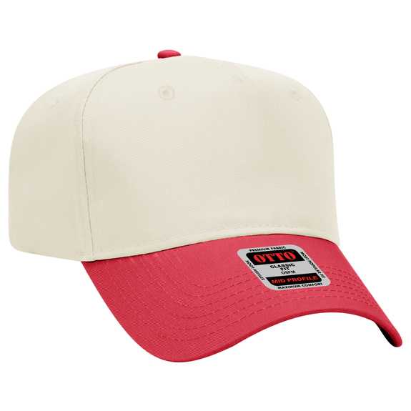 31-069 OTTO CAP 5 Panel Mid Profile Baseball Cap 31-069 OTTO CAP 5 Panel Mid Profile Baseball Cap