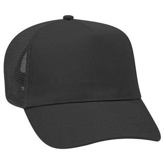 32-1104 OTTO CAP 5 Panel Mid Profile Mesh Back Trucker Hat