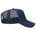 32-285 OTTO CAP 5 Panel Mid Profile Mesh Back Trucker Hat