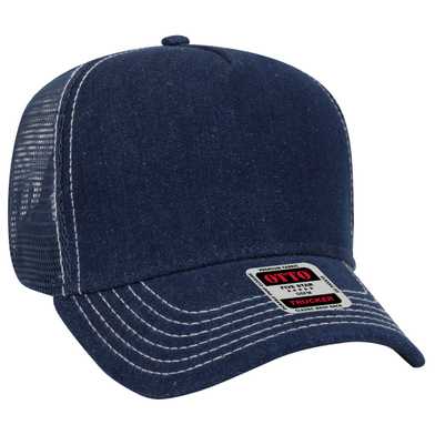 32-285 OTTO CAP 5 Panel Mid Profile Mesh Back Trucker Hat 32-285 OTTO CAP 5 Panel Mid Profile Mesh Back Trucker Hat