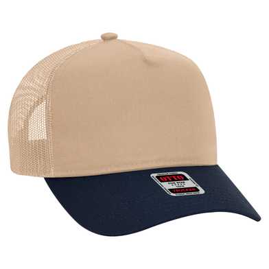 32-285 OTTO CAP 5 Panel Mid Profile Mesh Back Trucker Hat 32-285 OTTO CAP 5 Panel Mid Profile Mesh Back Trucker Hat