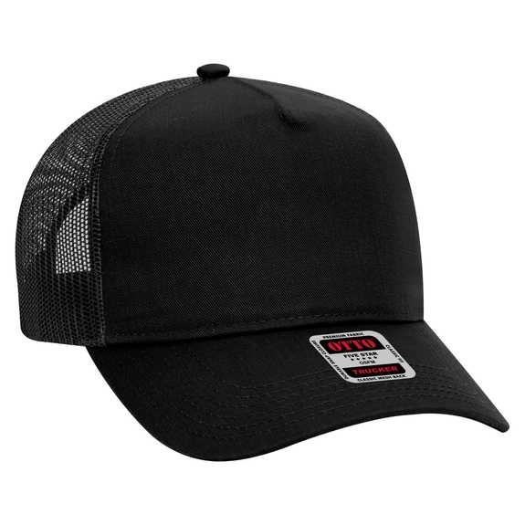 32-285 OTTO CAP 5 Panel Mid Profile Mesh Back Trucker Hat 32-285 OTTO CAP 5 Panel Mid Profile Mesh Back Trucker Hat
