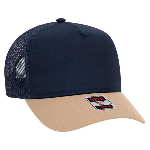 32-285 OTTO CAP 5 Panel Mid Profile Mesh Back Trucker Hat 32-285 OTTO CAP 5 Panel Mid Profile Mesh Back Trucker Hat
