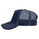 32-285 OTTO CAP 5 Panel Mid Profile Mesh Back Trucker Hat