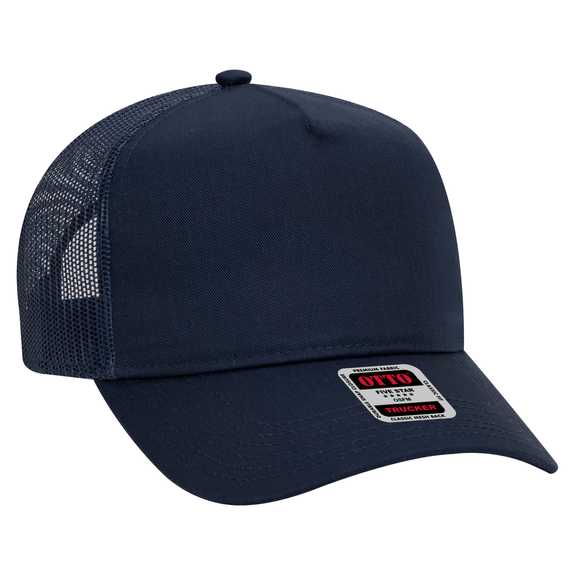 32-285 OTTO CAP 5 Panel Mid Profile Mesh Back Trucker Hat 32-285 OTTO CAP 5 Panel Mid Profile Mesh Back Trucker Hat