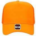 32-285 OTTO CAP 5 Panel Mid Profile Mesh Back Trucker Hat