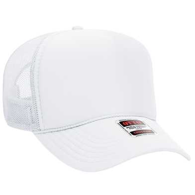 32-467 OTTO CAP 5 Panel Mid Profile Mesh Back Trucker Hat 32-467 OTTO CAP 5 Panel Mid Profile Mesh Back Trucker Hat
