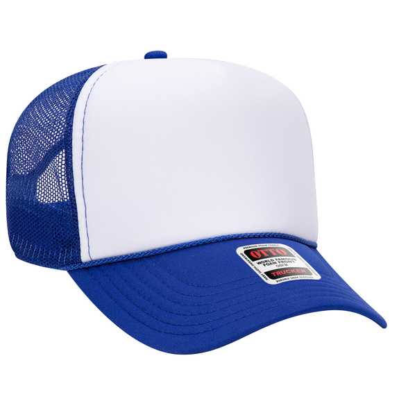 32-467 OTTO CAP 5 Panel Mid Profile Mesh Back Trucker Hat 32-467 OTTO CAP 5 Panel Mid Profile Mesh Back Trucker Hat
