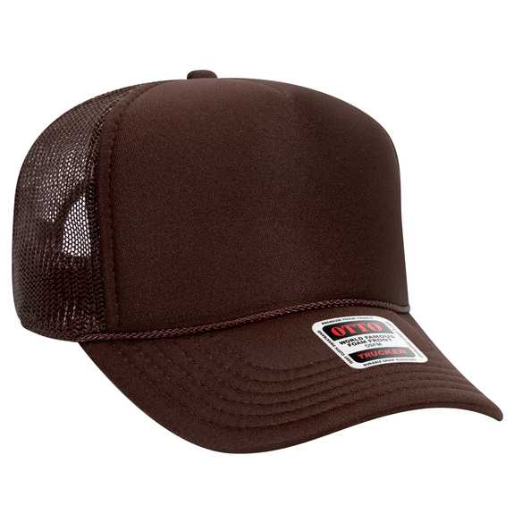 32-467 OTTO CAP 5 Panel Mid Profile Mesh Back Trucker Hat 32-467 OTTO CAP 5 Panel Mid Profile Mesh Back Trucker Hat