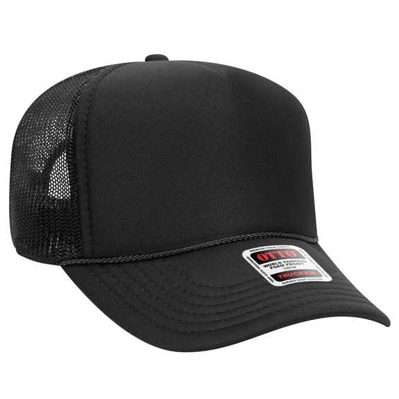 32-467 OTTO CAP 5 Panel Mid Profile Mesh Back Trucker Hat 32-467 OTTO CAP 5 Panel Mid Profile Mesh Back Trucker Hat