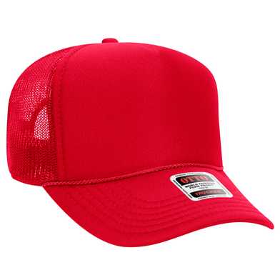 32-467 OTTO CAP 5 Panel Mid Profile Mesh Back Trucker Hat 32-467 OTTO CAP 5 Panel Mid Profile Mesh Back Trucker Hat