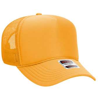 32-467 OTTO CAP 5 Panel Mid Profile Mesh Back Trucker Hat